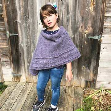 Braided Cable Wrap or Poncho