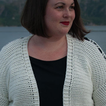 Summer Sea Cropped Cardigan