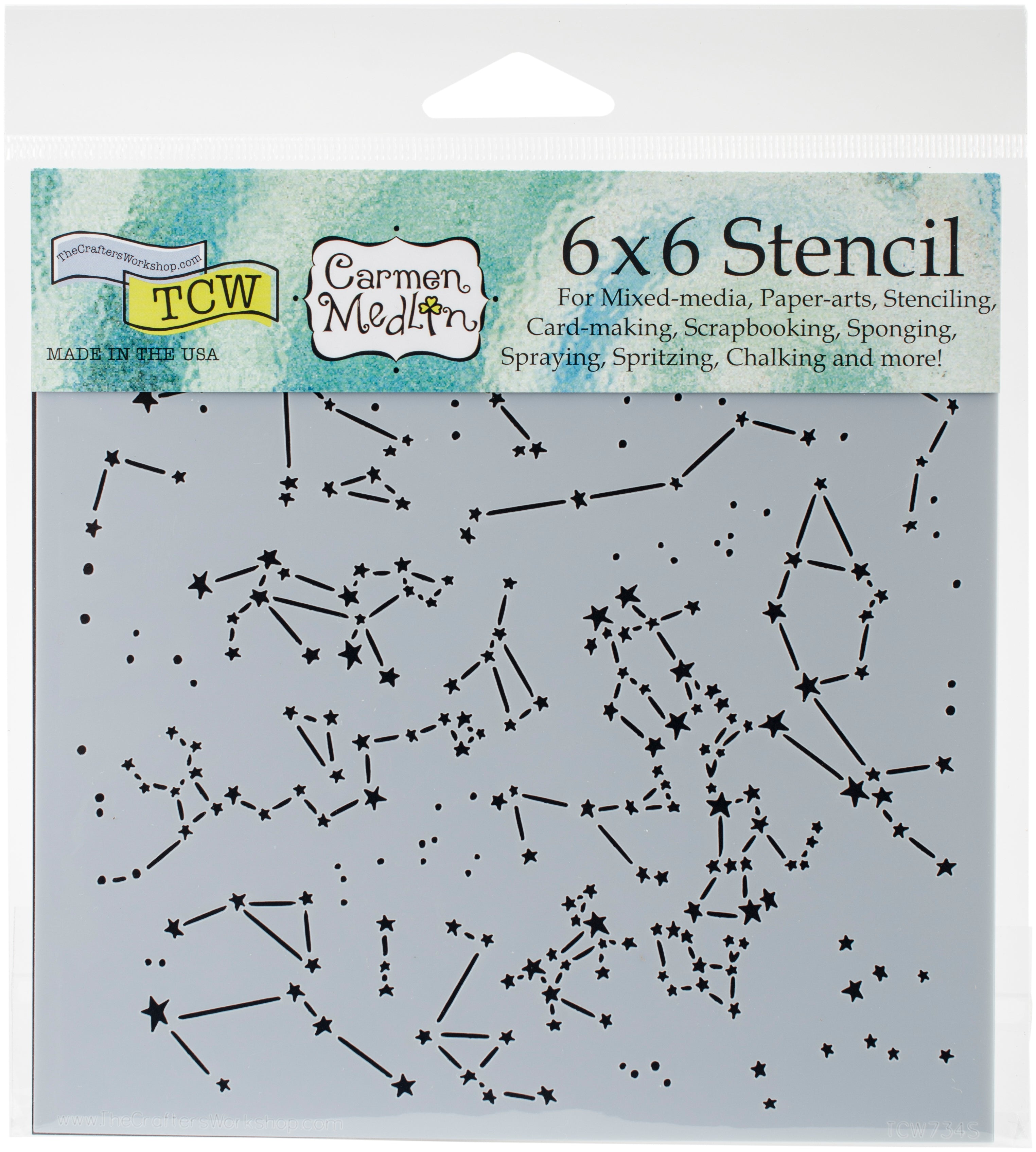 The Crafter's Workshop Crafter's Workshop Template 6"X6" - Constellations