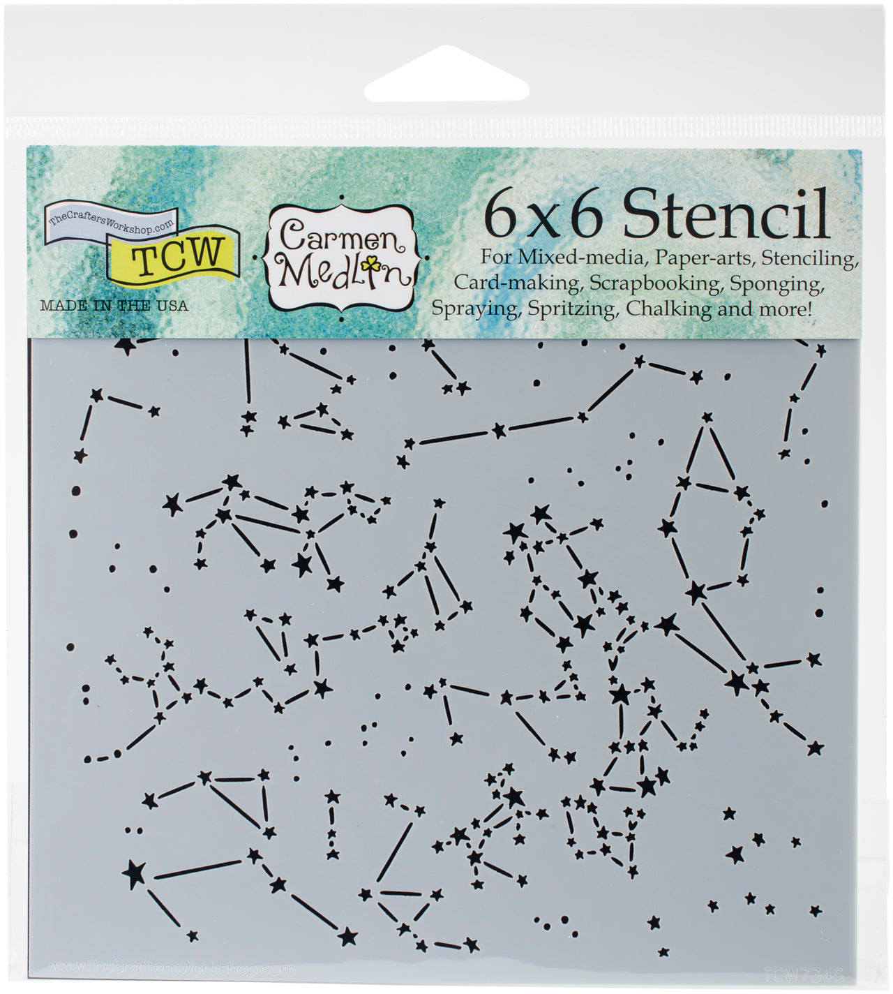 The Crafter's Workshop Crafter's Workshop Template 6"X6" - Constellations