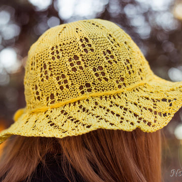 Knitted cotton Summer Hat "Sanna"