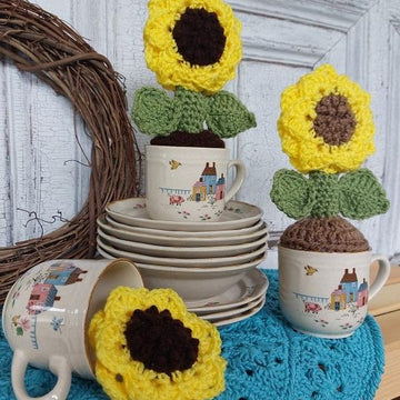 Upcycled Potted Sunflower
