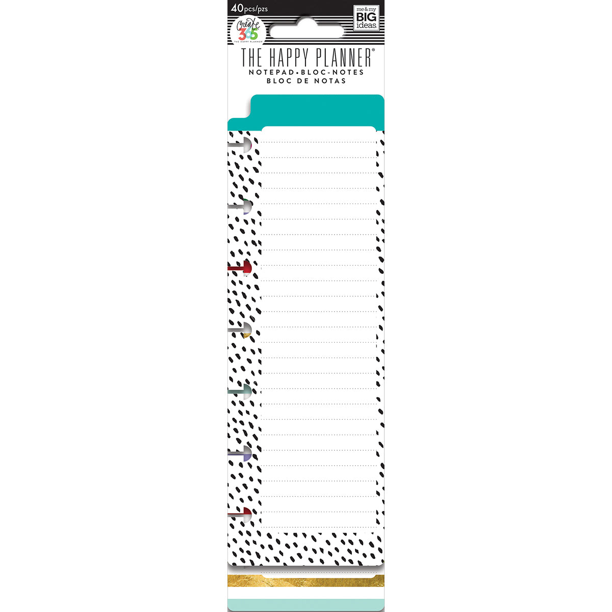 The Happy Planner Note Pads 7.5"X2.5" 2/Pkg - Modern Brights