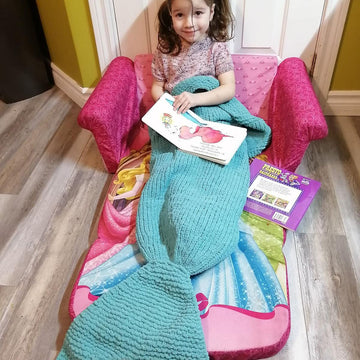 AQUA mermaid tail blanket