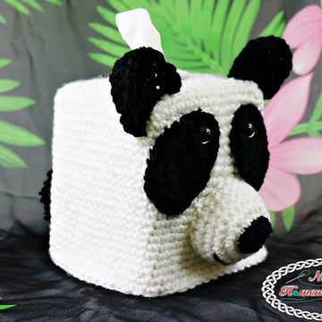 Panda Bear Tissue Box Cover