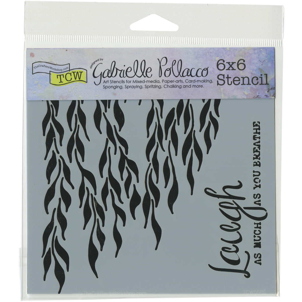 The Crafter's Workshop Crafter's Workshop Template 6"X6" - Moving Vines