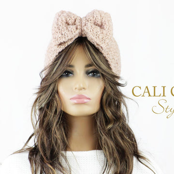 Cecilia Crochet Bow Headband #818