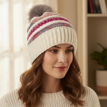 Multi textured hat crochet pattern #481