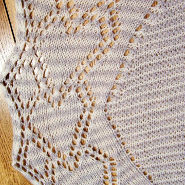 Wearin' My Heart on My Sleeve shawlette