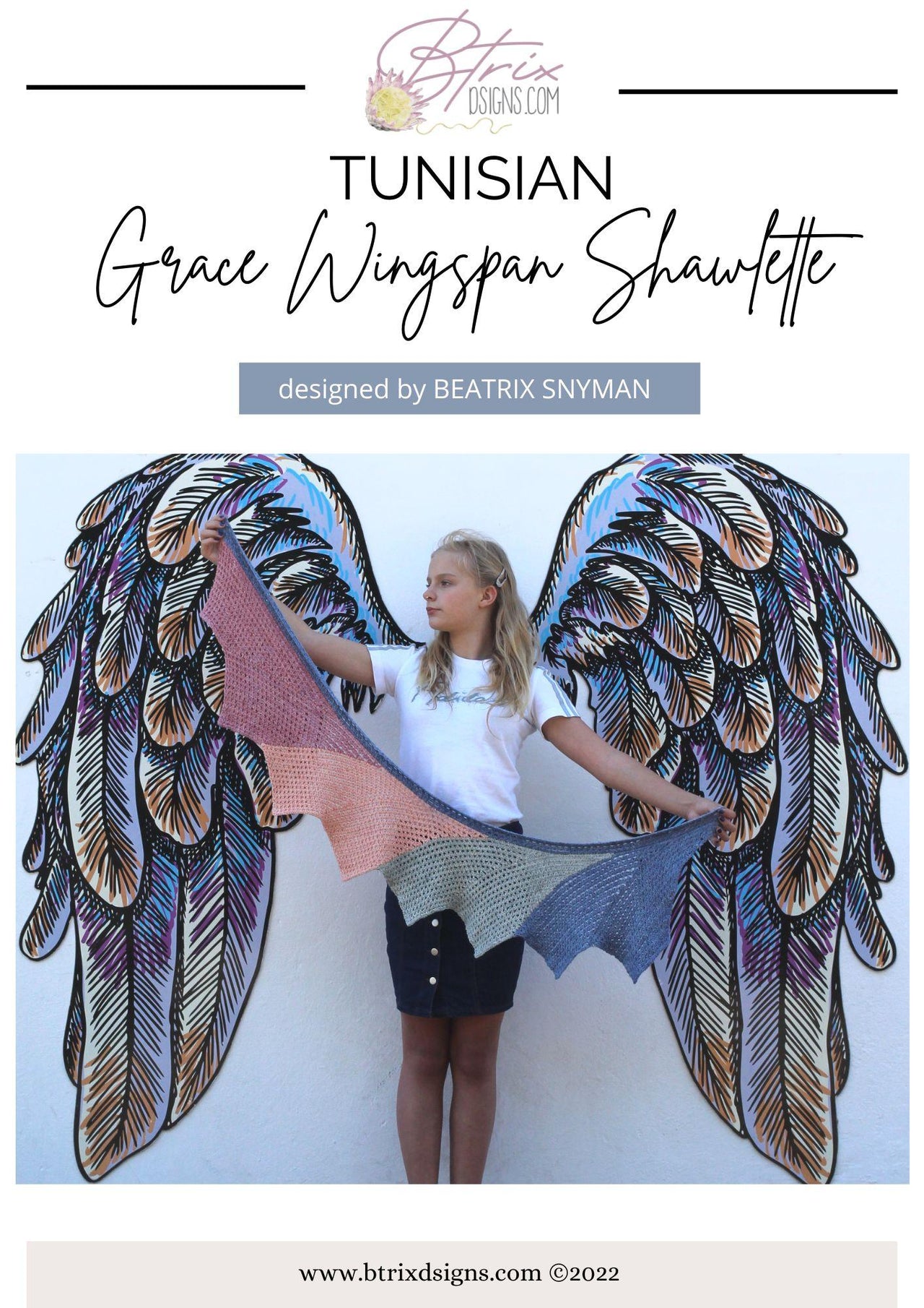 Tunisian Grace Wingspan Shawl