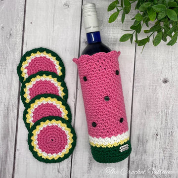 Watermelon Wine Cozy Set