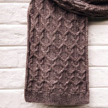 Carl & Clara Scarf - knitting pattern