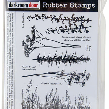 Darkroom Door Cling Stamps 7.3"X5.1" - Nature Walk