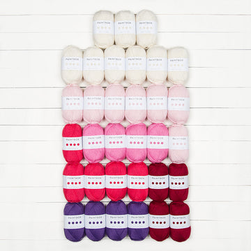 Paintbox Yarns Wool Mix Aran Large Amour Afghan 33 Ball Crochet Kit