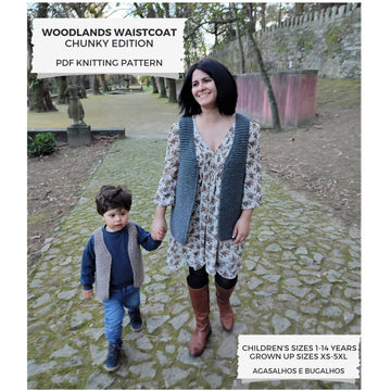 Woodlands Family Waistcoat | Chunky Edition | 1y to 5XL