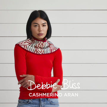 Anna Cowl - Free Knitting Pattern for Women in Debbie Bliss Cashmerino Aran