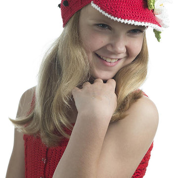 Ladybug Cap & Daisy Pin