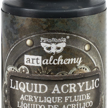 Prima Marketing Finnabair Art Alchemy Liquid Acrylic Paint 1 Fluid Ounce - Umber
