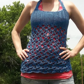 Peek-A-Boo Halter Teen-Adult Sizes