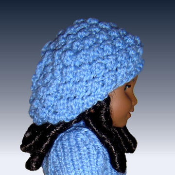 Doll Sweater and Slouchy Hat. Fits American Girl, 18 inch. Gotz, PDF, AG, 043
