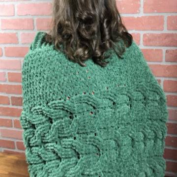 Cozy Cabled Shrug
