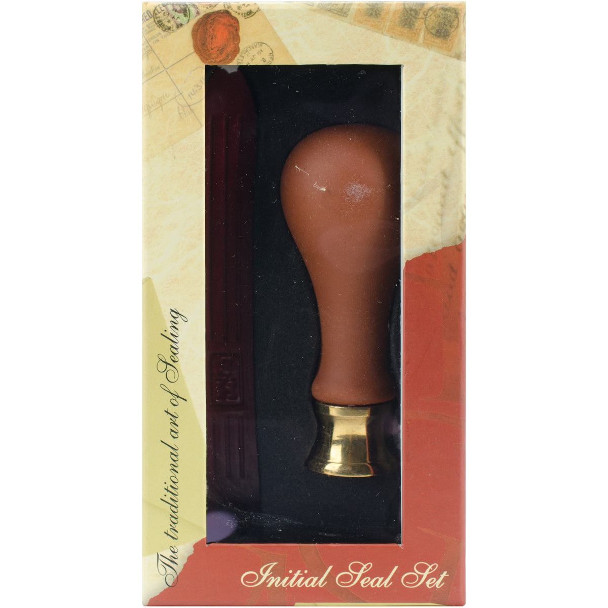 Manuscript Pen Manuscript Long Handle Personal Initial Sealing Set W/Wax - Letter X