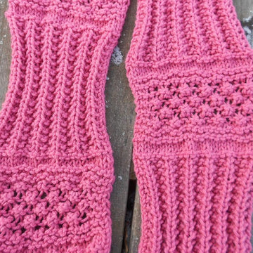 Ribbed Raspberries Infinity Scarf
