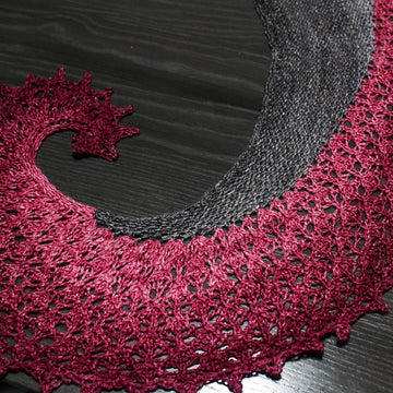 Dragon's Crescent Shawl