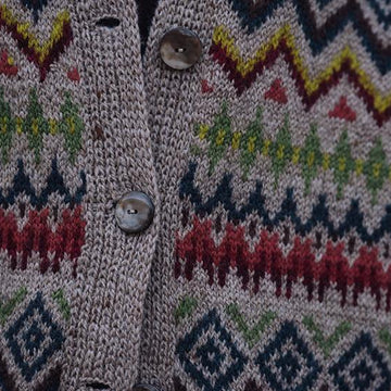 Western Winter Fair Isle Cardigan