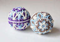 Winter Pastels Ball - overlay crochet
