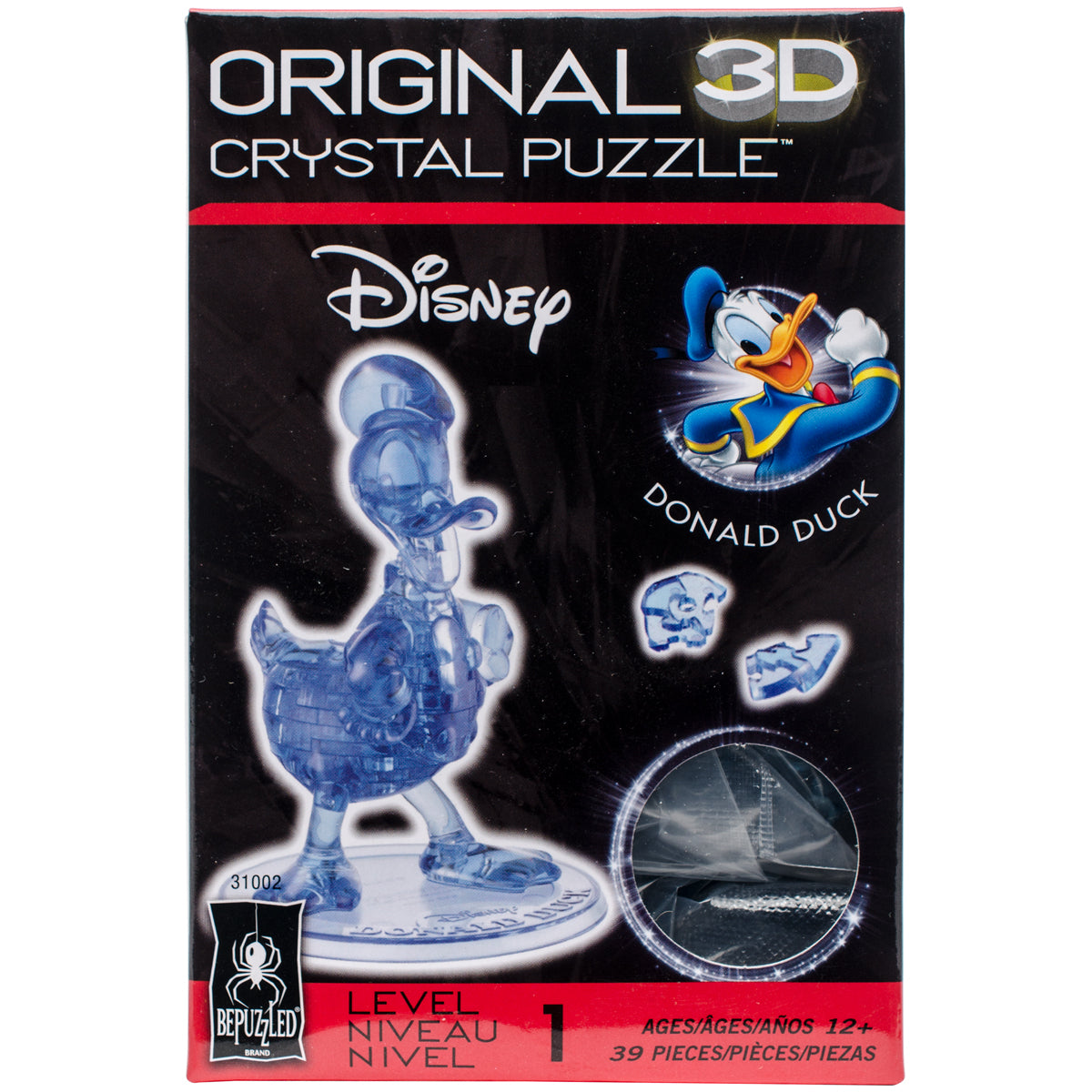 University Games 3-D Licensed Crystal Puzzle - Donald Duck