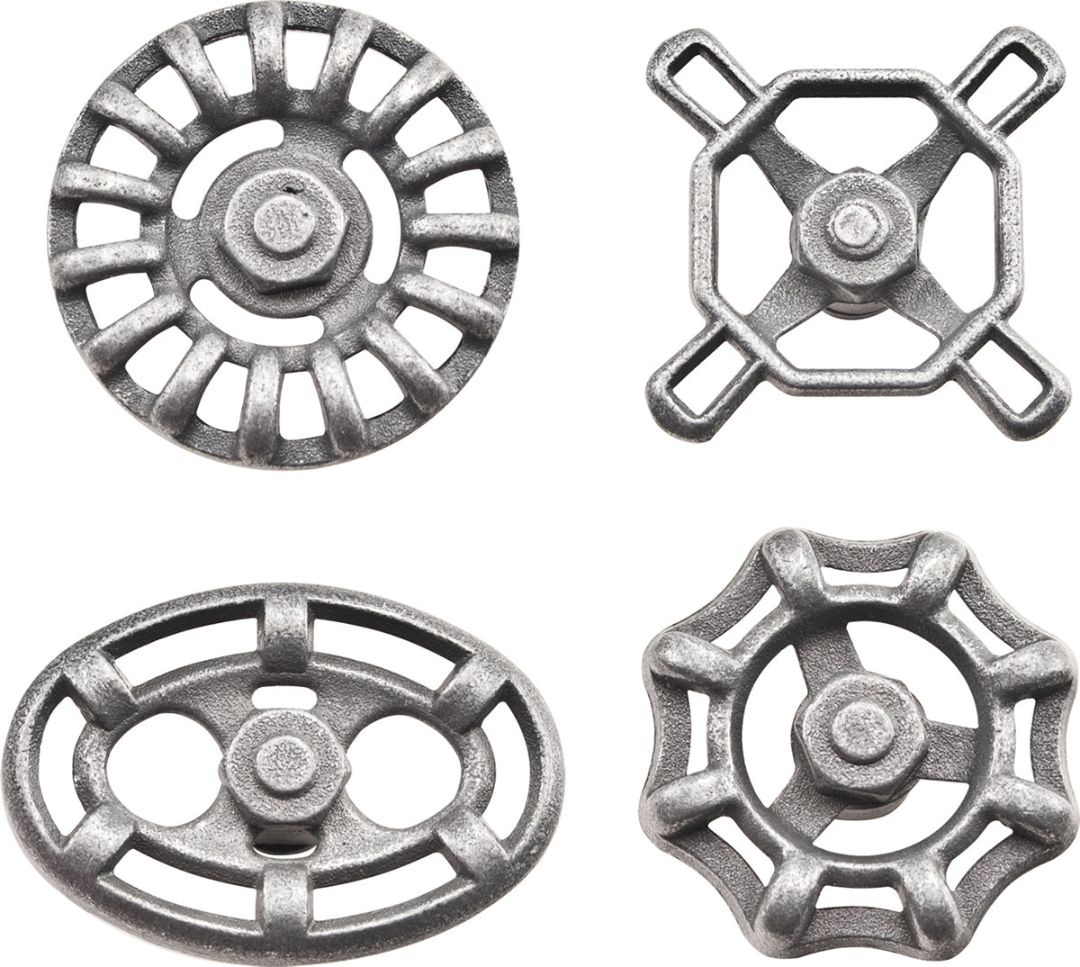 Advantus Idea-Ology Metal Faucet Knobs 4/Pkg - 318808