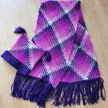 Colour Pooled Scarf