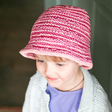 Scrappy Knit Bucket Hat