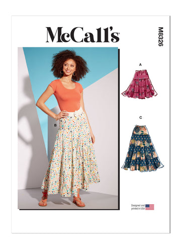 McCall's Misses' Skirts M8326 - Sewing Pattern