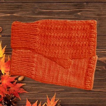Easy Knit Fingerless Gloves Pattern: Woman's Wool Mittens