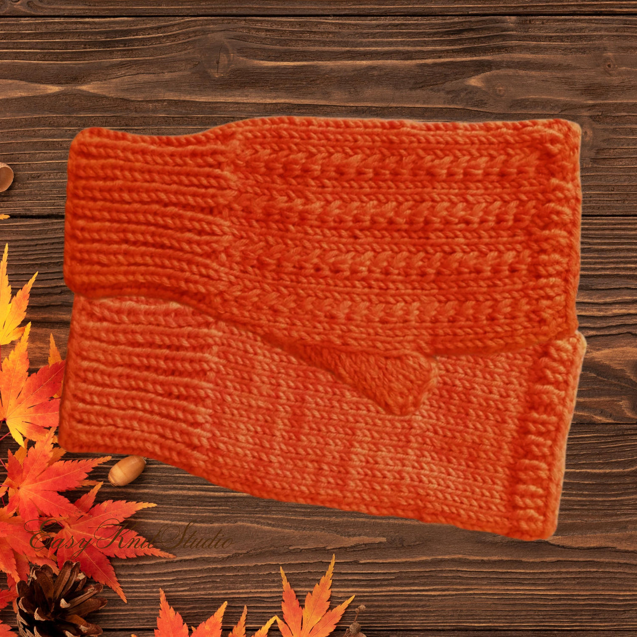 Easy Knit Fingerless Gloves Pattern: Woman's Wool Mittens
