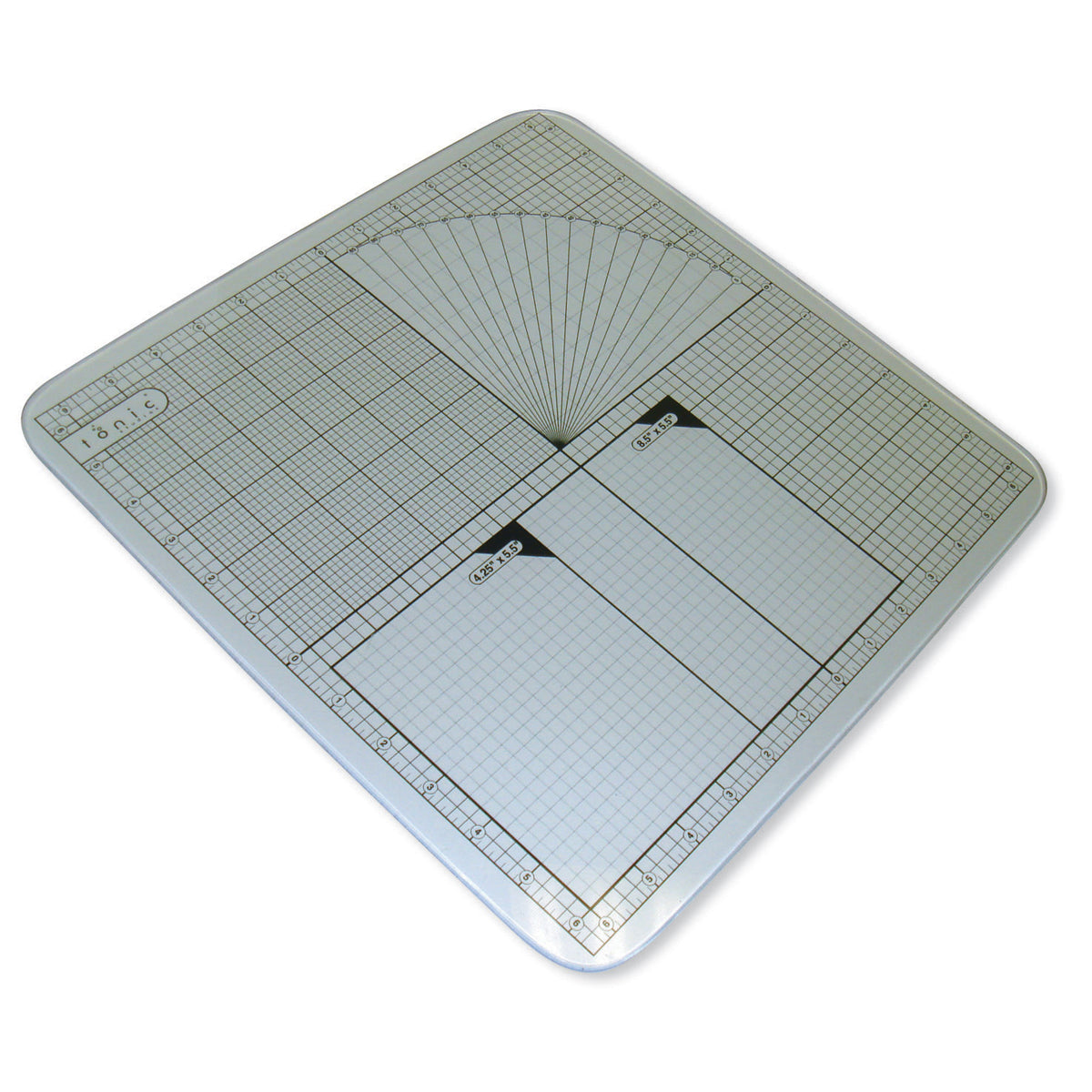 Tonic Studios Tempered Glass Cutting Mat - 12"X12"