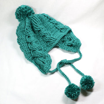 Aspen Cabled Ear Flap Beanie