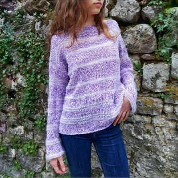 Lavender Boho Ladies Jumper