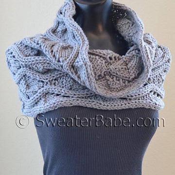 #185 Chunky Waves Eternity Scarf