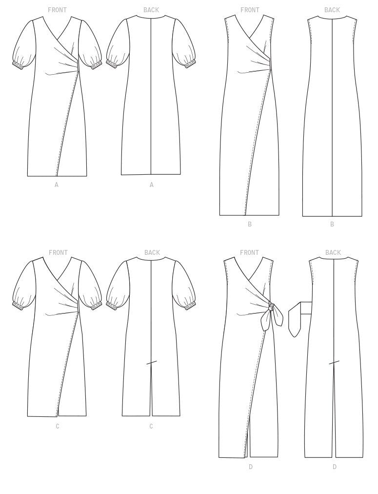 McCall's Misses' Dresses and Jumpsuits M7953 - Sewing Pattern