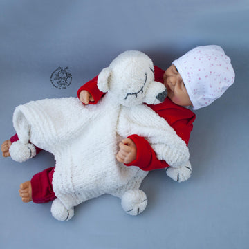 Polar Bear Baby Lace Blanket
