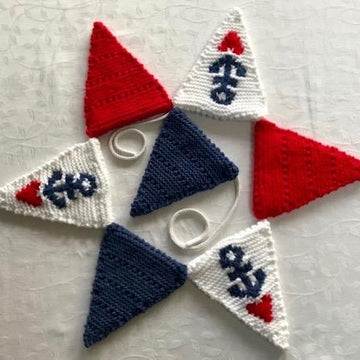Nautical Bunting in Sirdar Snuggly DK