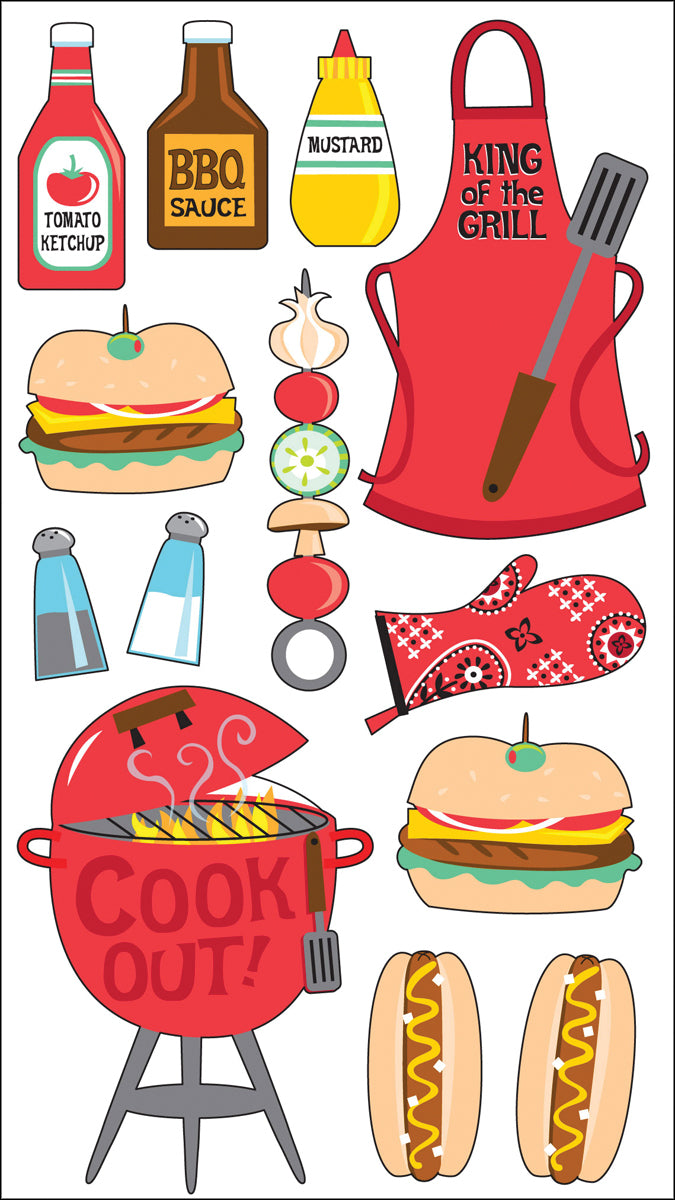 Sticko Stickers - King Of The Grill