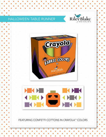 Riley Blake Halloween Table Runner - Downloadable PDF