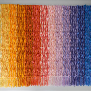 Puffy Sunset Afghan