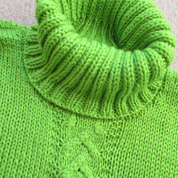 Chunky Cable Poncho
