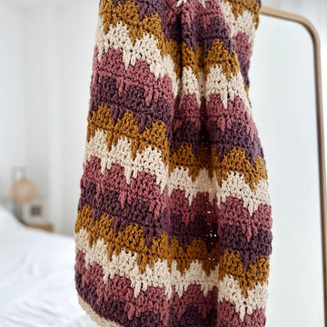 Sunset Waves Blanket