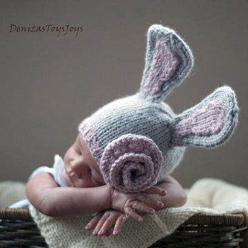 New Born Baby Bunny Hat